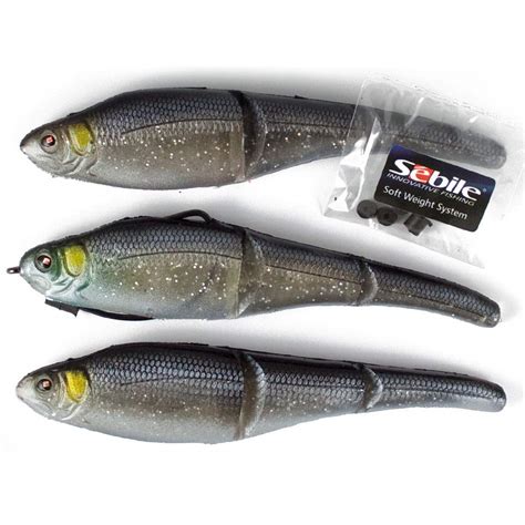 Sebile soft magic swimmer is a soft plastic bait that mimics the swimming action of a real fish